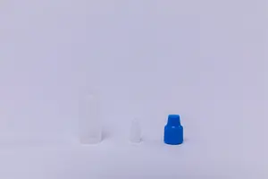 Botellas de plástico para laboratorio, contenedor pequeño de almacenamiento de líquido, cuentagotas para muestra de laboratorio, 6ml