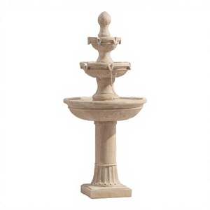 Fuente de Agua de 3 Niveles para Interiores/Exteriores, Estilo Italiano Tradicional, Ligera, de Fibra de Vidrio, 48 Pulgadas de Alto, Marca Stafford - Product Image 4