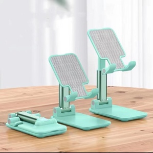 Soporte para teléfono móvil con logotipo personalizado de altura ajustable y baja cantidad, soporte portátil para tableta perezosa de escritorio, soporte plegable Flexible para teléfono - Product Image 4