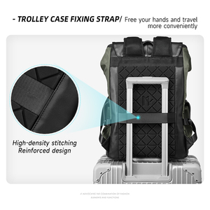 MOYYI <span class=keywords><strong>Zaino</strong></span> Intelligente per <span class=keywords><strong>Laptop</strong></span> da 15,6 Pollici di Grande Capacità in Tessuto Oxford per <span class=keywords><strong>Uomo</strong></span> Viaggio Outdoor con Cerniera <span class=keywords><strong>Zaino</strong></span> da <span class=keywords><strong>Uomo</strong></span> - Product Image 3