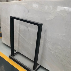 Venta caliente Natural Cary hielo Jade mármol blanco puro losa de piedra para la pared y pavimentos - Product Image 4