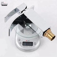 Nouveau design 2026 Robinet de lavabo monocommande en acier inoxydable 304 pour salles de bain, avec fonction hygiène