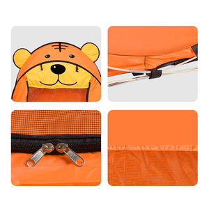 เต็นท์แบบป๊อปอัพลายเสือสีส้มสำหรับเด็กเล่นตั้งแคมป์ตาข่ายกันยุง - Product Image 6