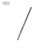 Marteaux perforateurs électriques FEIDA à 4 flûtes de type croisé, foret SDS Plus pour murs en béton armé