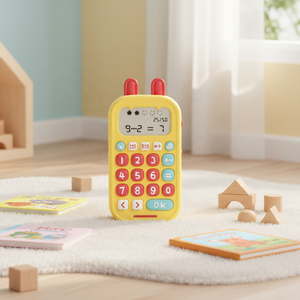 Jouet calculatrice pour apprendre les <span class=keywords><strong>math</strong></span>ématiques aux enfants |   Jouet éducatif pour l'apprentissage précoce de l'arithmétique et des calculs mentaux - Product Image 1