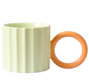Haute apparence ins style tasse niche design sens tasse cadeau boîte créative tasse à eau contraste de couleur tasse à café - Product Image 2