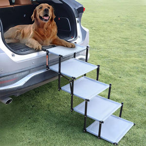 Huisdier Hond Trappen Verstelbare Outdoor Stalen Buis Draagbare Inklapbare Auto Huisdier Klim Trappen - Product Image 1