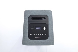 Haut-parleur double 8 pouces AAWM 2026 avec boîtier en bois, puissance RMS 130W, son stéréo et bouton en silicone, haut-parleur karaoké OEM - Product Image 4