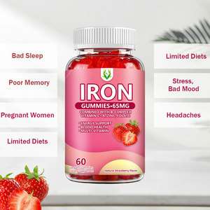 Nhà máy cung cấp sắt Gummies cải thiện chức năng não với vitamin phức tạp hương vị dâu tây cho trẻ em & người lớn - Product Image 4