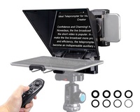 FEELWORLD TP2A Téléprompteur portable de 8 pouces Prend en charge jusqu'à 8 "Smartphone/Tablette Invite