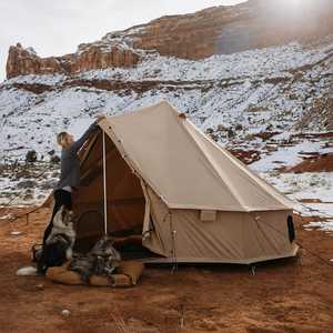 Tente cloche en toile personnalisée, abri pliable pop-up, imperméable, pour camping extérieur et salons professionnels - Product Image 2