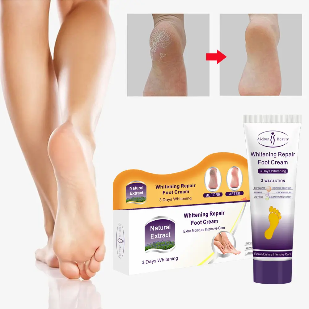 Foot Cream Moisturizing Relief Skin for Dry Cracked Heels Callused Feet Athletes Foot Best Therapeutic Miracle Heel Feet Lotion