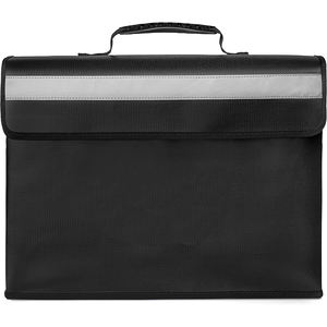 Sac de rangement ignifuge et étanche pour documents, classeurs, documents de format légal et objets de valeur, mallette légère et robuste - Product Image 3