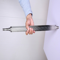 Roller Rekouter Aluminium Presisi CNC yang Dapat Dipasang Ulang, Kompatibel dengan Printer 3D EOS BLT Renishaw Concept Laser SLM, Ujung Poros Khusus