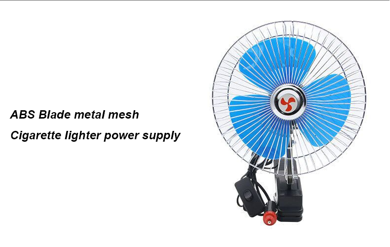 fan with cigarette lighter plug 12V/24V Car Fan