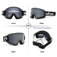 Lunettes de ski personnalisées professionnelles Lunettes de ski à double couche avec protection UV Lunettes de neige pour adultes