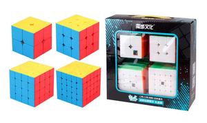 MoYu Cubing Classoom Meilong Gift Box Sets 2X2 3X3 <span class=keywords><strong>4X4</strong></span> 5X5 Kids Đồ Chơi Ma Thuật Cube Giáo Dục Câu Đố - Product Image 2