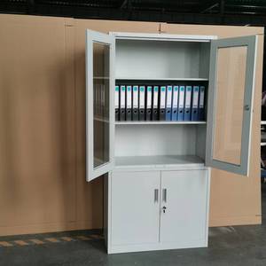 Armoires de rangement en acier avec deux portes coulissantes, armoires de <span class=keywords><strong>bureau</strong></span> en acier avec matériau de remplissage, armoires de <span class=keywords><strong>bureau</strong></span> en métal acier - Product Image 3