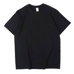 Design Custom Logo Large T-<b>Shirt</b> for Men Solid Color Cotton for Promotional Use - Product Image 5