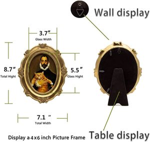 Cadre <span class=keywords><strong>Photo</strong></span> Vintage ancien orné or cadre <span class=keywords><strong>Photo</strong></span> table et tenture murale pour décoration de la maison <span class=keywords><strong>galerie</strong></span> de photos - Product Image 3