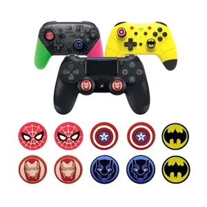PS4 PS5 Thumb Grip Caps Xboxone Playstation4 Ns Schakelaar Pro Controller Joystick Cap Silicone Rubber Individuele