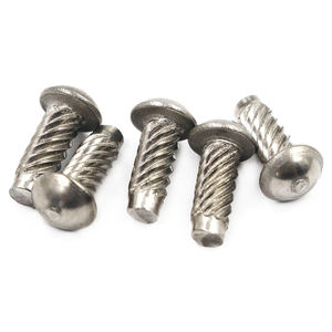 Rivets moletés en acier inoxydable de haute qualité, marque GB827, finition brillante, tailles M1.6-M5, certifiés ISO9001 pour plaque signalétique - Product Image 1