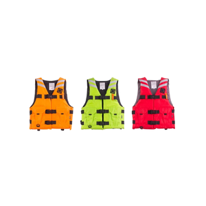 <span class=keywords><strong>Gilet</strong></span> <span class=keywords><strong>de</strong></span> <span class=keywords><strong>sauvetage</strong></span> adulte robuste en Oxford, grande flottabilité, portable, pour secours d'urgence, réfléchissant, certifié CE, pour la côte et les zones intérieures - Product Image 6