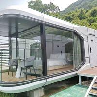 Maison-conteneur de haute qualité de style capsule spatiale moderne et luxueuse, provenant de fournisseurs chinois, pour la maison, l'hôtel ou la villa