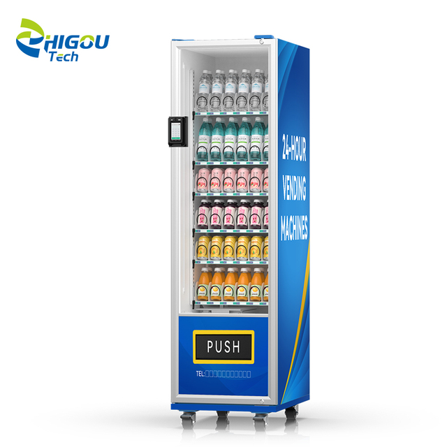Vending Machine With 36 Lanes QR Code Credit Card Options Cloud-Based Management Touchscreen Display SDK 5G/Wi-Fi