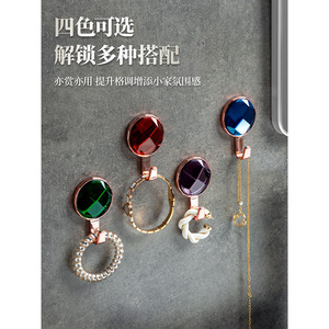 Ganchos Adhesivos Redondos para Piedras Preciosas, Montaje en Pared sin Perforaciones, para Baño y Puerta - Product Image 5