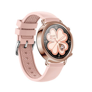 นาฬิกาสมาร์ทวอทช์กันน้ำ หน้าจอสัมผัสทรงกลมเต็มรูปแบบ พร้อมฟังก์ชันติดตามสุขภาพและการนอนหลับ สำหรับผู้หญิง สายรัดข้อมืออัจฉริยะเพื่อการออกกำลังกาย - Product Image 2