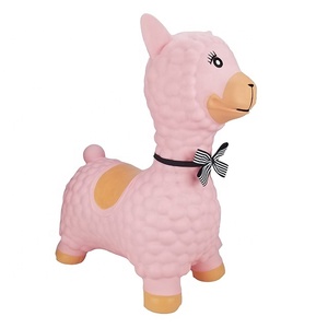 Jouets gonflables <span class=keywords><strong>Lama</strong></span> en forme d'animal pour bébé, cavalier rebondissants, cheval sautant - Product Image 1