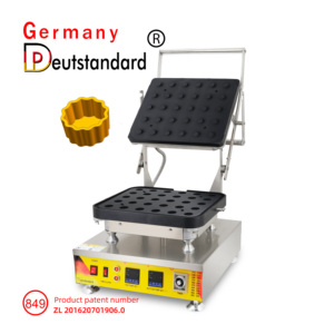 Allemagne Deutstandard NP-849 Waved 30/27mm 30 Hole Fond De Tarte Machine Egg Tart Baking Equipment Machine for Tarte Cakes - Product Image 1