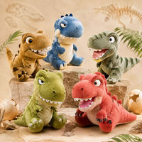 Ensemble de jouets en peluche dinosaures personnalisés avec expressions amusantes, poupée en peluche Tyrannosaurus Rex au visage expressif
