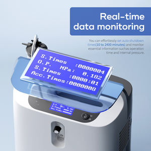 थोक चिकित्सा ग्रेड 5 एल ऑक्सीजन संकेंद्रक 93% ऑक्सीजन एकाग्रता पीसा प्रौद्योगिकी पोर्टेबल बिजली संचालित नेबुलाइज़र - Product Image 6