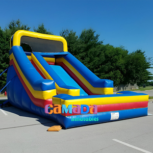 Glissière sèche gonflable en PVC de qualité commerciale château sautant glissière sèche humide gonflable glissière sèche humide - Product Image 4