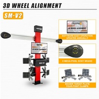 Máquina de Alineación de Ruedas 3D SAMFD SM-V2+, Ajuste Universal, Multivoltaje, Servicio Automotriz, Alineación de Cuatro Ruedas 3D