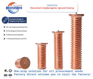 Tornillos y Pernos de Soldadura Recubiertos de Cobre Imperial, Clavos de Soldadura GB902.<span class=keywords><strong>3</strong></span>, Clavos de Soldadura por Proyección - Product Image 1