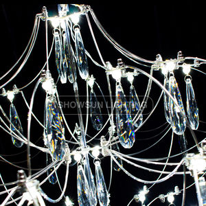 Lampadario lucciola Villa Hall luce moderna di lusso creativo lampadario stellato ristorante lampada da soggiorno - Product Image 4