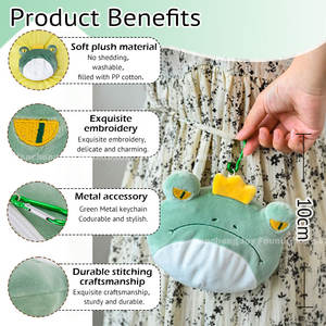 Sac de courses pliable standard en nylon ripstop recyclé, personnalisé avec des animaux en peluche, réutilisable, avec étiquette - Product Image 2