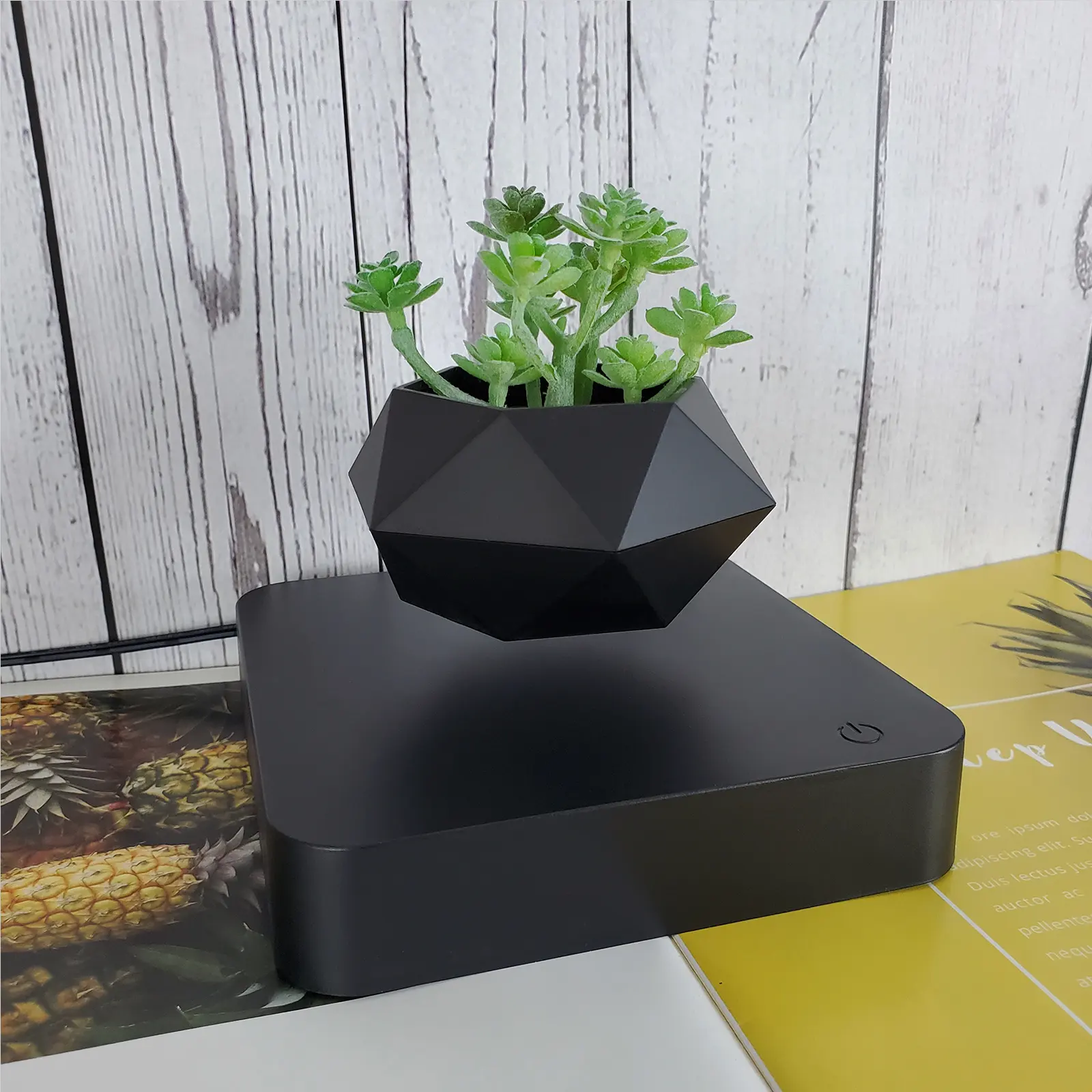 Floating Plant Levitating Plant Pots Magnetic Levitation Flower Pots Planter For Home Decoration Gifts