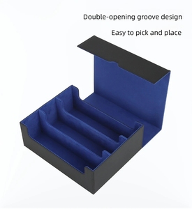 Luxury Customized PU Leather Deck Box with Removable Divider for 3000+ Cards, Protective Card Case for MTG Yu-<strong>Gi</strong>-Oh TCG Gaming - Product Image 3