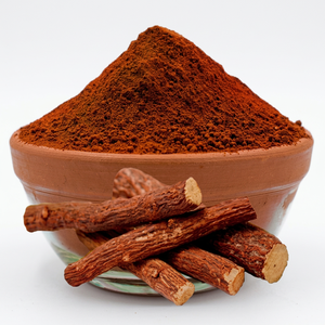 Poudre d'extrait d'herbe pure de Rubia Cordifolia (récoltée en pleine nature) d'Inde en pot en verre/bocal en verre - Product Image 6