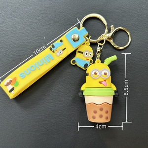 Pendentif de voiture <span class=keywords><strong>en</strong></span> PVC <span class=keywords><strong>3D</strong></span> léger, personnalisable, étanche et écologique, motif dessin animé japonais Moe Minion Dol, vente <span class=keywords><strong>en</strong></span> gros - Product Image 4