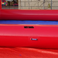 Terrain de Volleyball Gonflable Géant Portable en PVC Anti-UV pour Événements Sportifs – Équipement de Parc Sûr et Amusant pour Tous