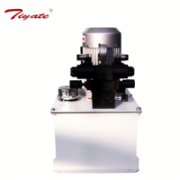 Mini-unité de commande hydraulique montée sur banc avec corps de réservoir peint en blanc pour circuits légers et travaux d'échantillonnage