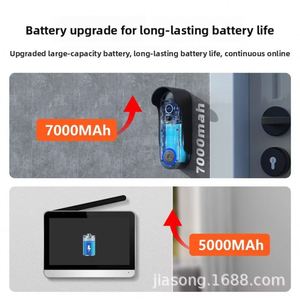 Videoportero Inalámbrico Inteligente con Pantalla, Cámara WiFi 2K HD de Bajo Consumo, Compatible con la Aplicación Móvil Tuya para Seguridad del Hogar - Product Image 3