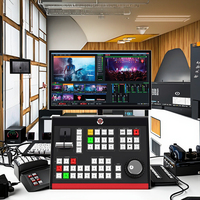 Système de Conférence Audio EZOLEN RE580PRO, Commutateur Vidéo PLC, Contrôleur de Lecture en Ralenti VMix, Commande T-bar, Traduction
