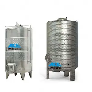 200l-10000l vỏ bọc rượu thép không gỉ nước giải khát Cider lên men thiết bị hình nón lên men