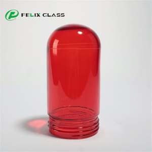 Lámpara Colgante de Cristal Fundido en Forma de Domo, Fabricante OEM, Colores Rojo, Verde y Naranja Personalizados, Pantalla LED Soplada, Regulable - Product Image 3